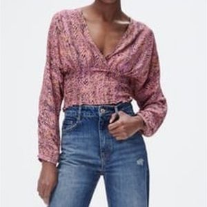 Zara long sleeve top